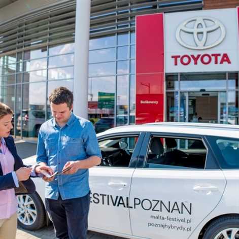 Hybrydowy Auris dla organizatorów Malta Festival Poznań