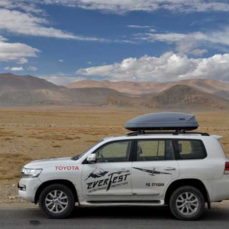 Toyotą Land Cruiser na Mount Everest