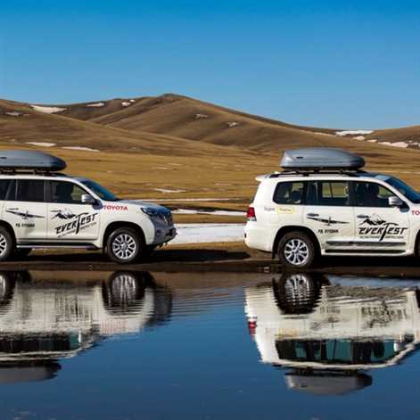 Toyotą Land Cruiser na Mount Everest