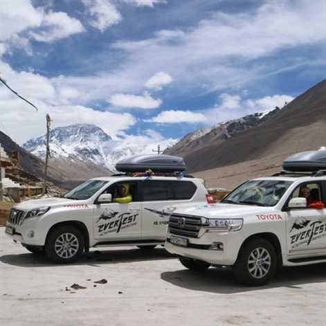 Toyotą Land Cruiser na Mount Everest