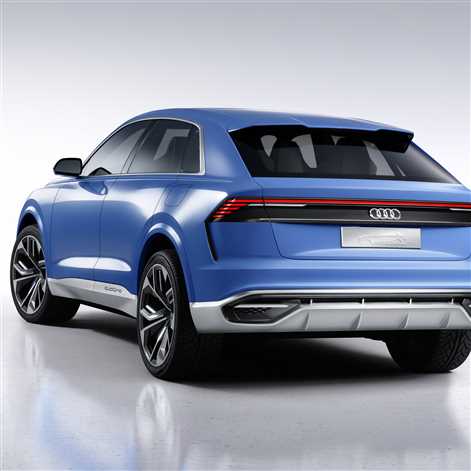 Luksusowy SUV w stylu coupé: Audi Q8 concept