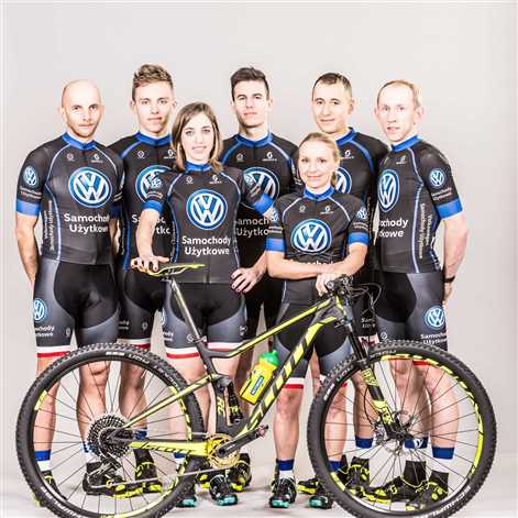 Drużyna kolarska Volkswagen Samochody Użytkowe MTB Team z ambitnymi planami na sezon 2017