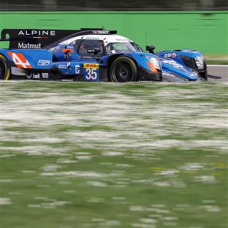Próba generalna Alpine na torze Monza