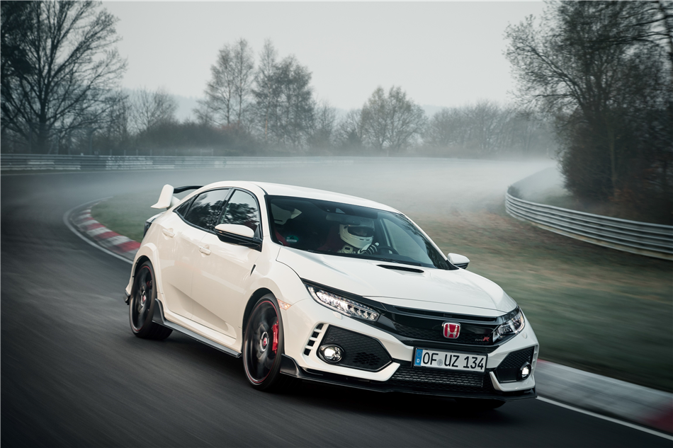 Honda Civic Type R z rekordem toru Nürburgring