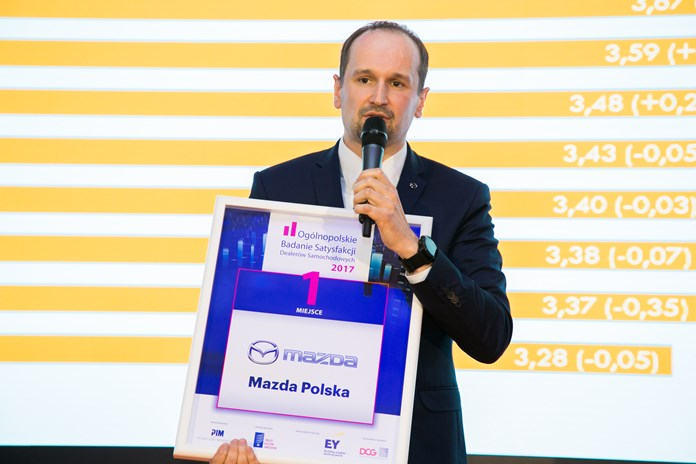 Mazda zwycięzcą 10. edycji „Badania satysfakcji dealerów samochodowych”