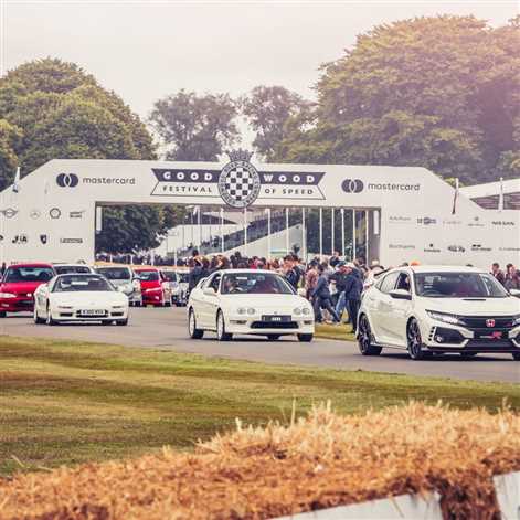 25-lecie modeli Type R i Fireblade na Goodwood Festival of Speed