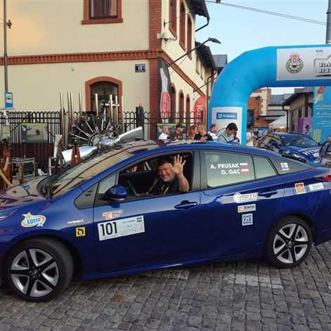 Toyota Prius w Rajdzie Polski Historycznym