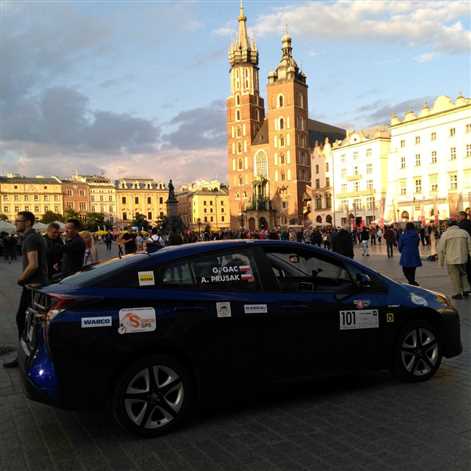 Toyota Prius w Rajdzie Polski Historycznym