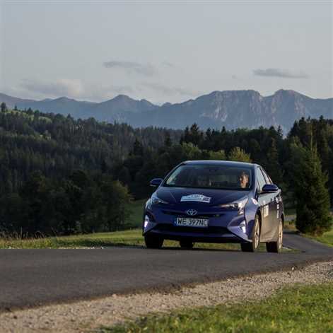 Toyota Prius w Rajdzie Polski Historycznym