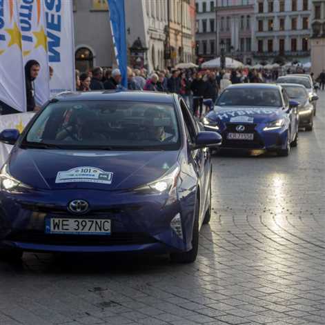 Toyota Prius w Rajdzie Polski Historycznym
