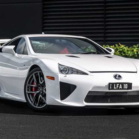 Lexus LFA do kupienia za ponad 3 mln złotych