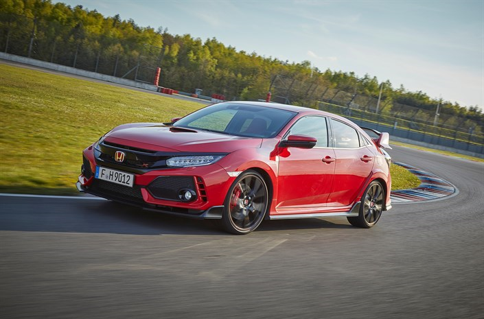Honda Civic Type R nagrodzona