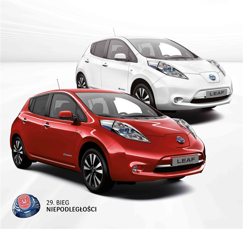 Nissan LEAF na czele 29. Biegu Niepodległości