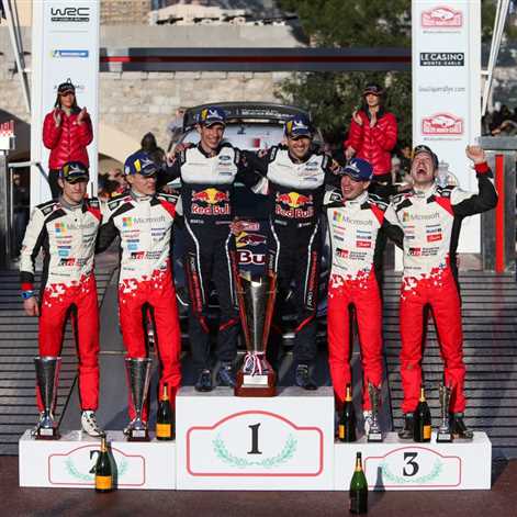 Podwójne podium dla Toyoty w Rajdzie Monte Carlo