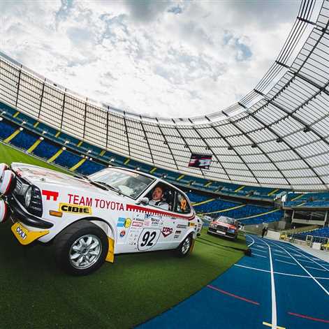 Toyota z początków WRC pojechała w Rajdzie Śląska