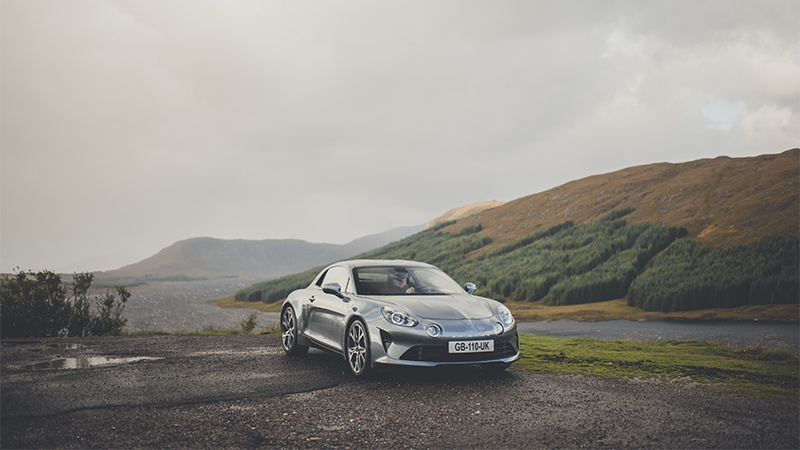 Alpine A110 z tytułem Top Gear