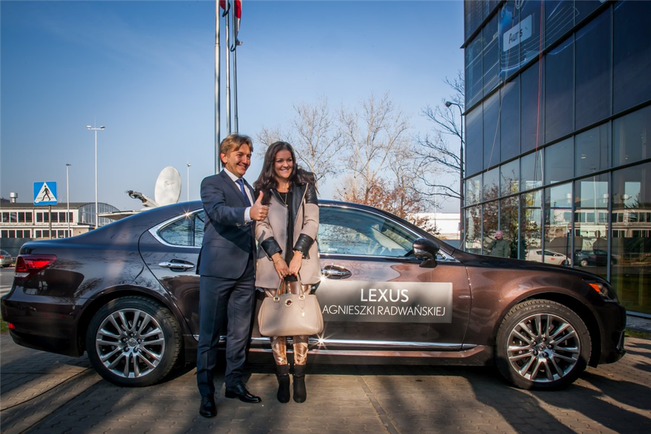 Nowy Lexus GS dla Agnieszki Radwańskiej
