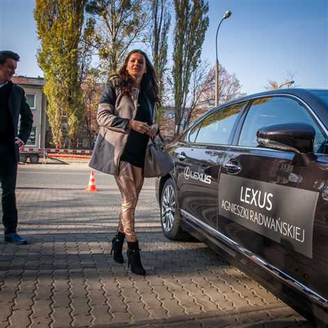 Nowy Lexus GS dla Agnieszki Radwańskiej