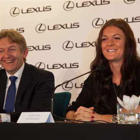 Nowy Lexus GS dla Agnieszki Radwańskiej