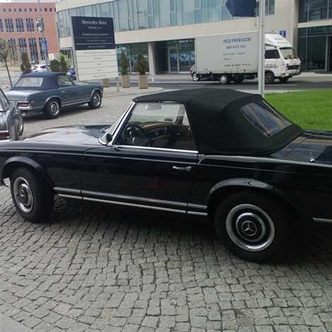Klasyczne Mercedesy opanowały stolicę
