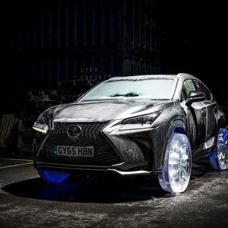 Lexus NX na lodowych kołach