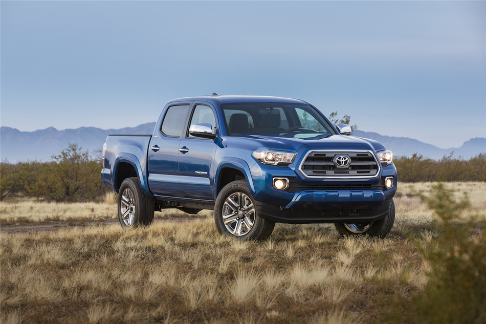Odświeżona Toyota Tacoma 2016 z uchwytem do kamery GoPro w standardzie