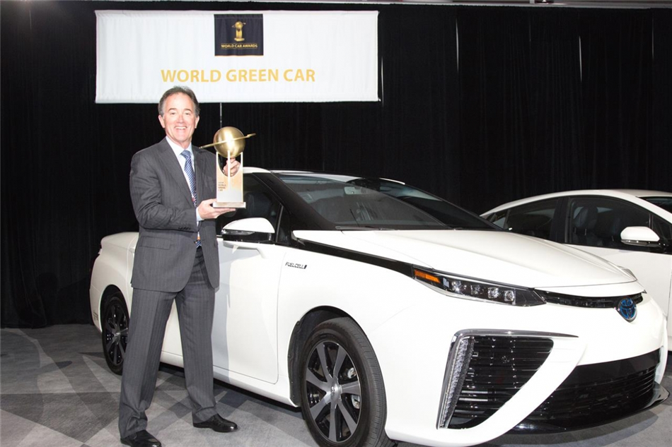  Toyota Mirai otrzymała tytuł World Green Car of The Year 2016